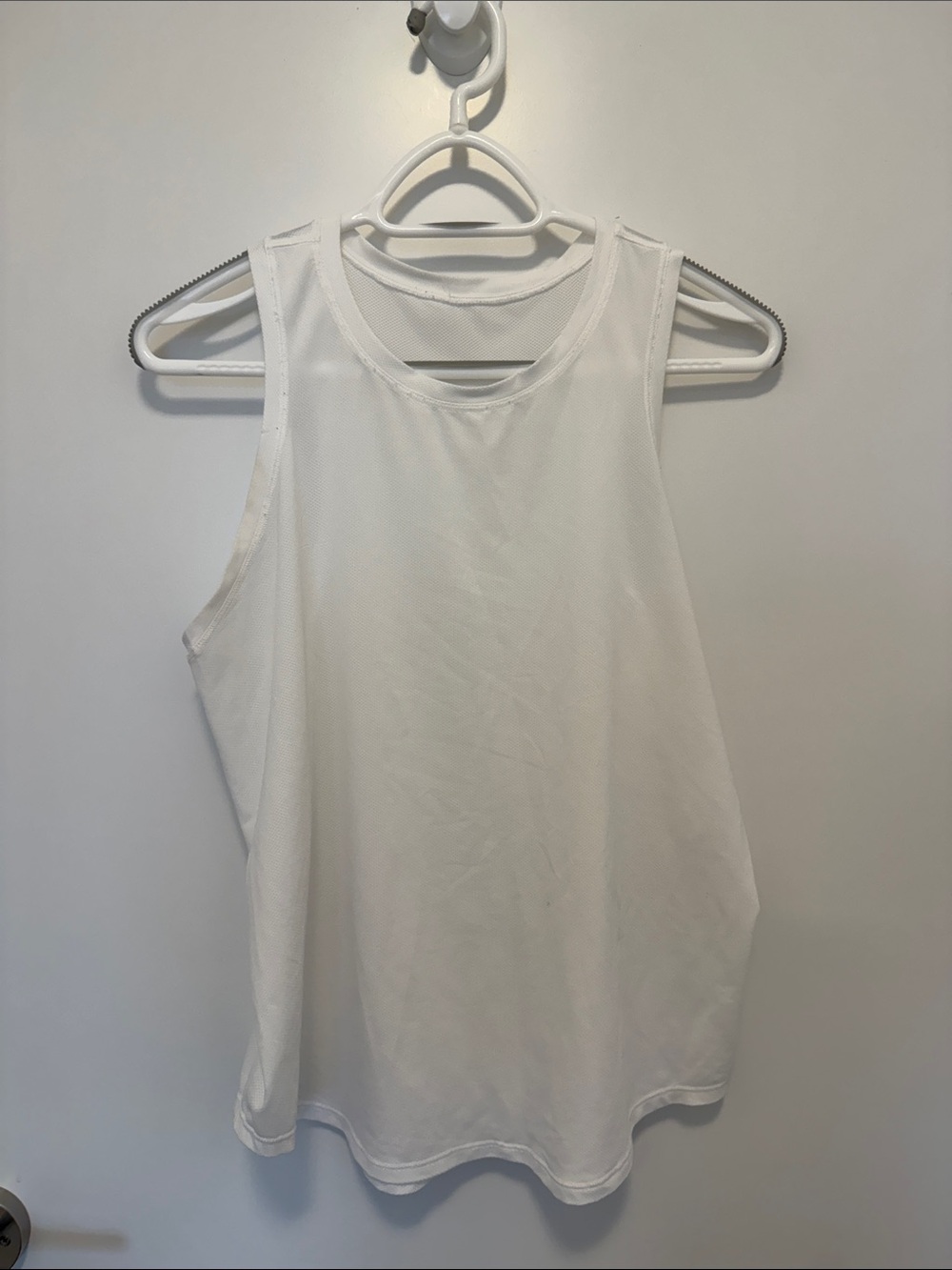 lululemon athletica White Sleeveless Performance Tank